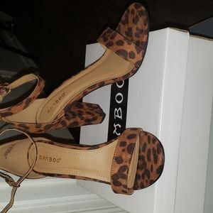 Leopard print heels